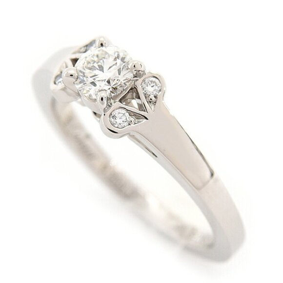 CARTIER Silver Diamond Ring - Picture 1 of 10